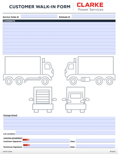 CVC315 | *NEW* Customer Walk In Form