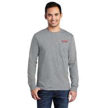 Load image into Gallery viewer, Port &amp; Company - Long Sleeve Essential Pocket Tee