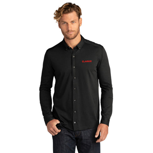 OGIO Code Stretch Long Sleeve Button-Up