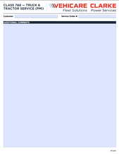 Load image into Gallery viewer, *Truck &amp; Tractor Service Form for Class  4-8*