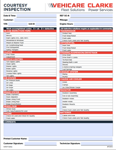 CMV Inspection Form