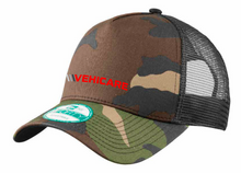 Load image into Gallery viewer, New Era Camo Snapback Trucker Cap